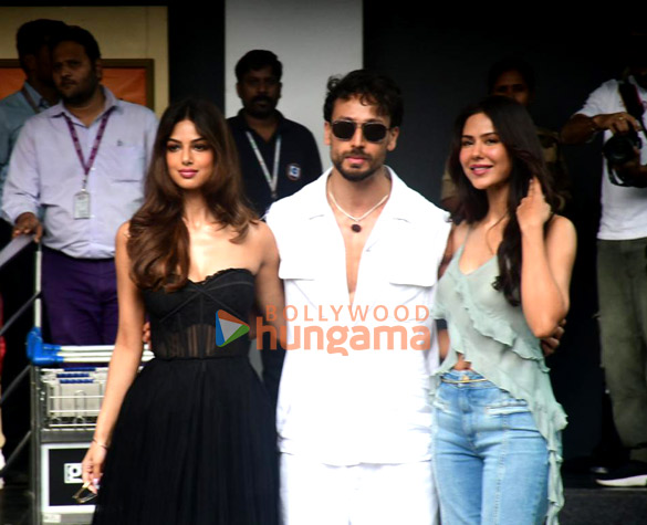 photos tiger shroff sonam bajwa and harnaaz sandhu snapped at kalina airport 5