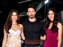 Photos: Tiger Shroff, Sonam Bajwa and Harnaaz Sandhu snapped promoting Baaghi 4 on the sets of Bigg Boss 19