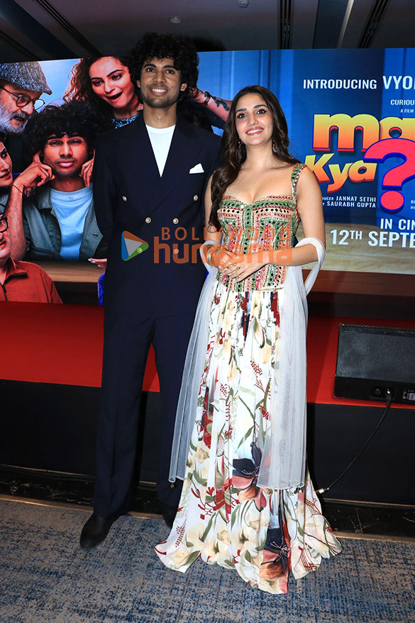 photos vyom yadav saachi bindra udit narayan and others grace the trailer and music launch of the film mannu kya karegga 3