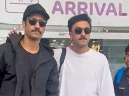 Love & War co-stars Ranbir Kapoor & Vicky Kaushal at the airport