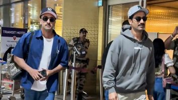 Ranbir Kapoor & Vicky Kaushal papped together at the airport