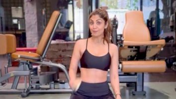 Shilpa Shetty’s unique workout technique