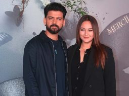 Our fav couple Sonakshi & Zaheer pose together for media