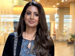 Prettiest Geeta Basra spotted at the aiport in a black suit