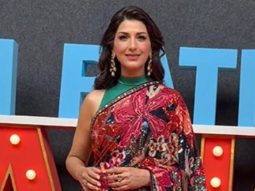 Sonali Bendre in a beautiful red saree looks breathtaking