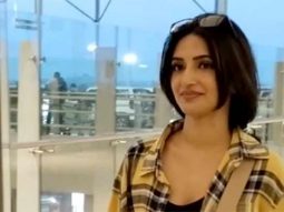 Sreeleela pulling a rowdy baby kinda look at the airport