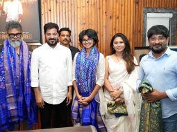 Sukumar’s daughter Sukriti Veni Bandreddi felicitated by Telangana CM Revanth Reddy after National Award triumph