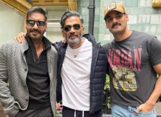 Suniel Shetty meets Ajay Devgn in London, calls Son of Sardaar 2 “A laugh riot”