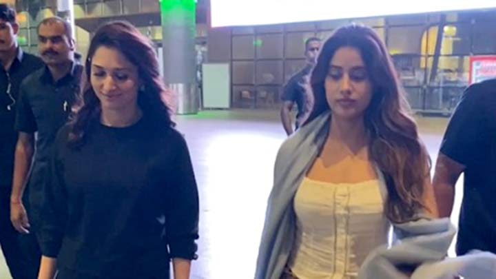 Two sundari’s together! Janhvi Kapoor & Tamannaah Bhatia