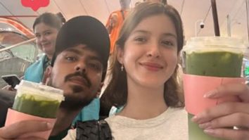 Shanaya Kapoor and Adarsh Gourav’s matcha selfie fuels buzz for Tu Yaa Main’s next schedule