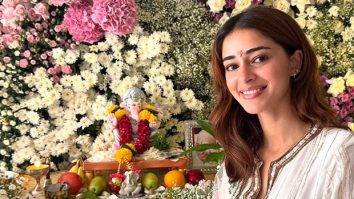 Ananya Panday welcomes Ganpati Bappa home with family celebrations; watch