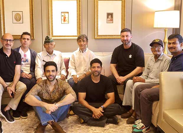 120 Bahadur: Farhan Akhtar and team meets surviving Rezang La heroes in Delhi ahead of film release