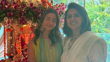 Alia Bhatt shares sweet moments celebrating Ganesh Chaturthi with Neetu Kapoor; watch