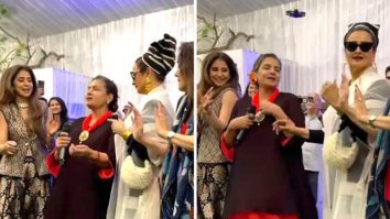 Rekha lights up the dance floor with Madhuri Dixit, Urmila Matondkar and Vidya Balan at Shabana Azmi’s 75th birthday bash; watch