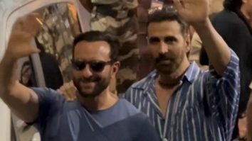 Akshay Kumar & Saif Ali Khan in blue papped together