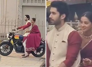 Chand Mera Dil set PHOTOS LEAKED: Lakshya rides into romance with Ananya Panday in traditional attire