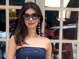 Diana Penty in gorgeous denim dress