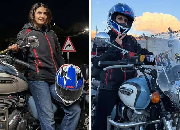 Fatima Sana Shaikh rides again in Ladakh after Dhak Dhak, calls the experience "nerve-wracking"