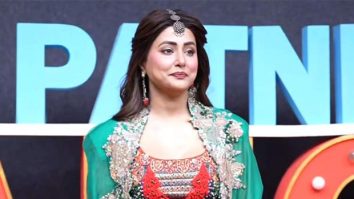 Green, Glam, and Gorgeous: Hina Khan nails it again, stuns in emerald green drape look on set of Pati Patni Aur Panga