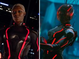 Jodie Turner-Smith talks about playing the fierce warrior Athena in TRON: Ares; says wearing the iconic suit was no easy task