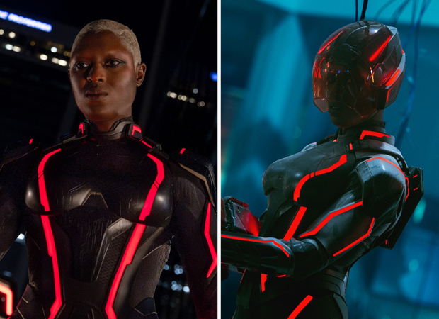 Jodie Turner-Smith talks about playing the fierce warrior Athena in TRON: Ares; says wearing the iconic suit was no easy task