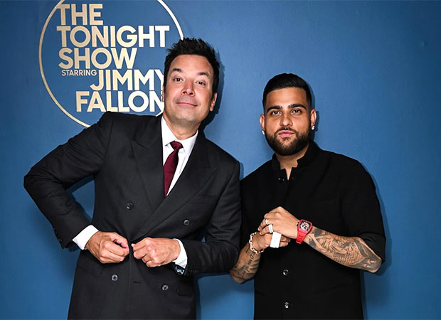 Karan Aujla teaches bhangra to Jimmy Fallon on the tonight show