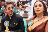 Legendary trio! Rani Mukerji, SRK & Vikrant Massey’s silent chat