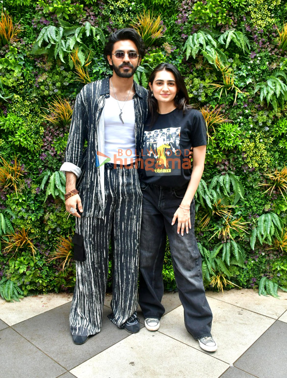 photos aaishvary thackeray anurag kashyap and vedika pinto snapped promoting nishaanchi 4