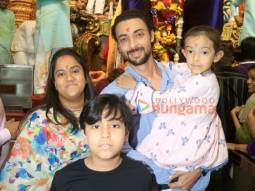 Photos: Aayush Sharma and Arpita Khan snapped at Lalbaugcha Raja