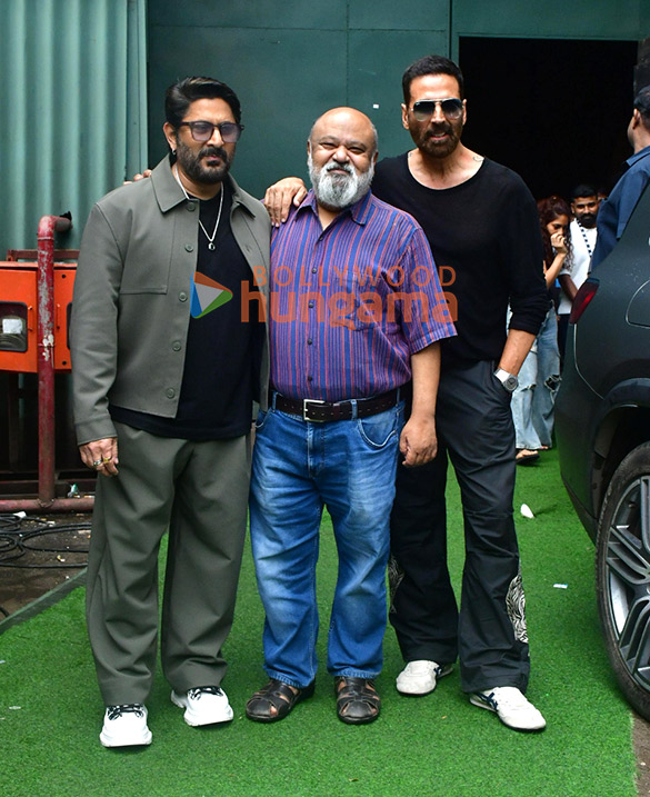 photos akshay kumar arshad warsi and saurabh shukla snapped promoting jolly llb 3 5