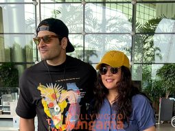 Photos: Ali Fazal, Richa Chadha, Bhagyashree and Orhan Awatramani snapped at the airport
