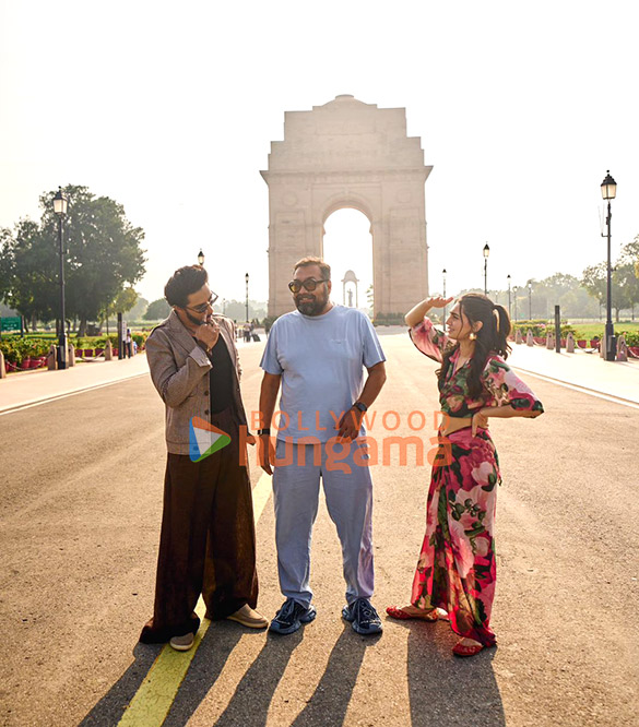 photos anurag kashyap aaishvary thackeray and vedika pinto snapped promoting nishaanchi at delhis iconic landmarks 2