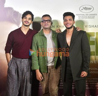 Photos: Ishaan Khatter, Vishal Jethwa and Neeraj Ghaywan snapped at the Homebound press conference