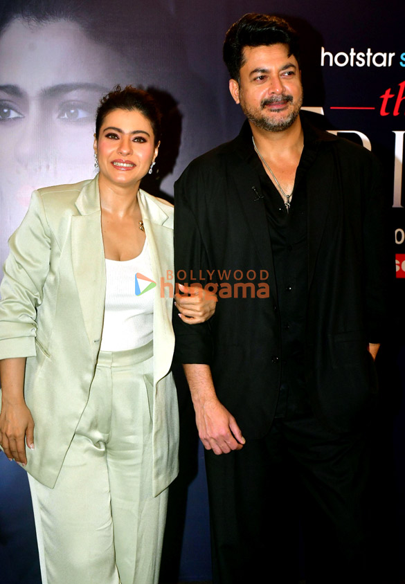 photos kajol jisshu sengupta and umesh bist snapped at the promotions of the trial season 2 2