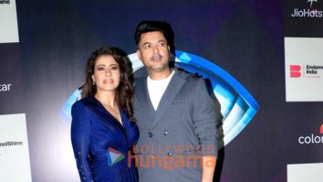 Photos: Kajol and Jisshu Sengupta snapped shooting a special Weekend Ka Vaar segment on the sets of Bigg Boss 19 to promote their show The Trial Season 2