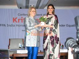 Photos: Kriti Sanon conferred as UNFPA India’s Honorary Ambassador for Gender Equality at Taj Lands End, Mumbai