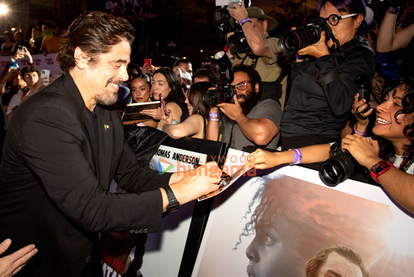 photos leonardo dicaprio benicio del toro and others were snapped at the mexico city premiere of their film one battle after another 12