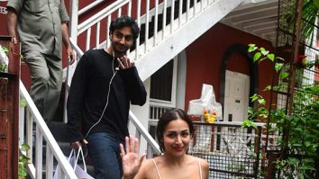 Photos: Malaika Arora with her son Arhaan Khan snapped outside a restaurant in Bandra