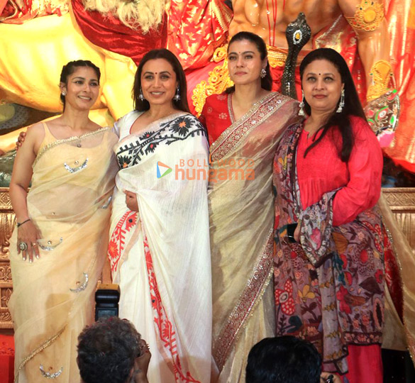 photos rani mukerji kajol ayan mukerji and others snapped during durga puja at north bombay sarbojanin 3 3
