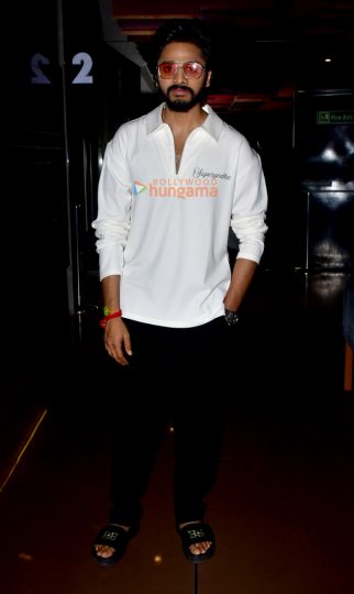 Photos: Teja Sajja visits theatre to promote his film Mirai