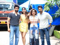 Photos: Varun Dhawan, Janhvi Kapoor, Sanya Malhotra and Rohit Saraf snapped promoting Sunny Sanskari Ki Tulsi Kumari