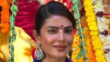 Priyanka Chopra pays a surprise visit to Durga Puja pandal organized by Kajol and Rani Mukerji’s families, poses with Ayan Mukerji and Tanishaa Mukerji