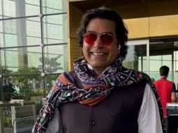 Ashutosh Rana flashes a genuine smile for paps