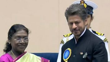 Shah Rukh Khan receives his first-ever National Award for Best Actor from President Droupadi Murmu