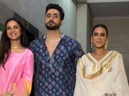 Love birds Jasmin & Aly pose with Nia Sharma