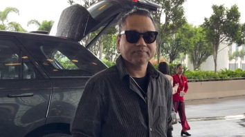 Kailash Kher in a stylish look papped at the airport