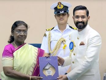 Vikrant Massey honoured with the National Award by President of India at Rashtrapati Bhavan Vikrant Massey honoured with the National Award by President of India at Rashtrapati Bhavan