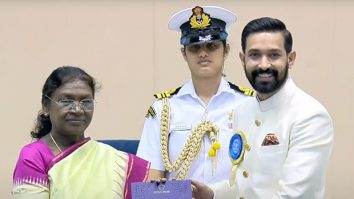 Vikrant Massey honoured with the National Award by President of India at Rashtrapati Bhavan