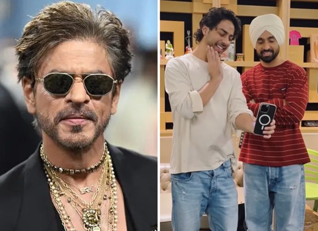 Shah Rukh Khan drops rare glimpse of Aryan Khan behind the camera with Diljit Dosanjh recording ‘Tenu Ki Pata’ from The Ba***ds of Bollywood : Bollywood News – Bollywood Hungama