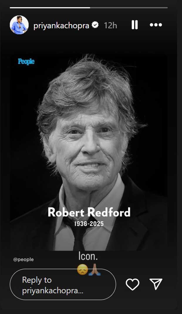 Robert Redford Passes AWay at 89: Bollywood Celebs Priyanka Chopra, Kareena Kapoor Khan, Anil Kapoor and others pay emotional tributes